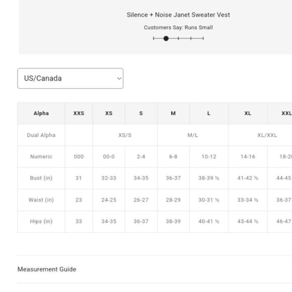 Silence + Noise Janet Sweater blue robbed Vest size xl - Picture 5 of 5